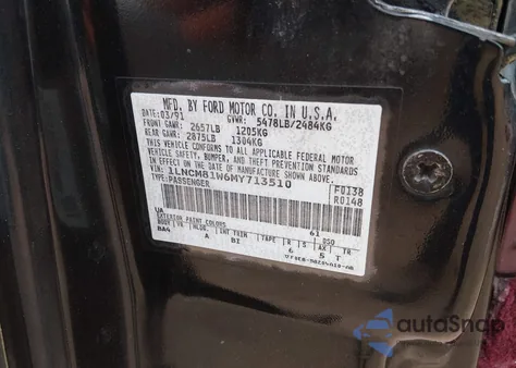 1991 Lincoln Town Car z USA, uszkodzony, nr VIN LOT-1-44604560